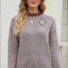 Sweater e56.0 | Proteck’d Apparel - Small / Silver / Brown -