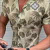 Fashion Short Sleeve Printed Shirts For Men e31 | Emf Button