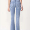 Full Size Evie High Rise Fray Flare Jeans e42 | Emf -