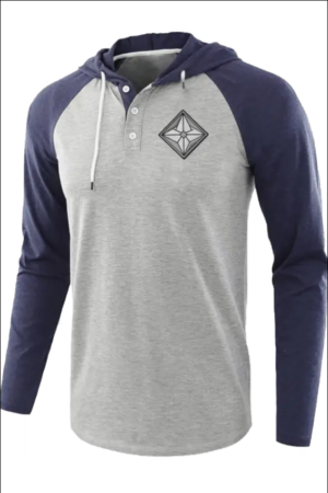 Hoodie e7.0 | Proteck’d Apparel - Small / Silver / Blue -