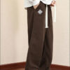 Loose Straight Corduroy Pants Sports Trousers e33 | Emf -